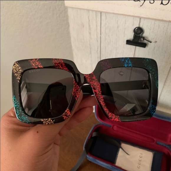 New Gucci over size square 😍 glitter - Picture 3 of 6